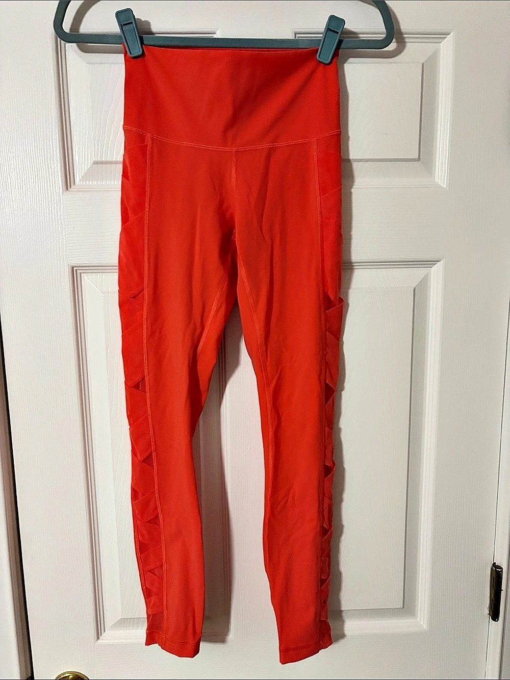 lululemon Wunder Under High-Rise Tight *Mesh Orange Size 4